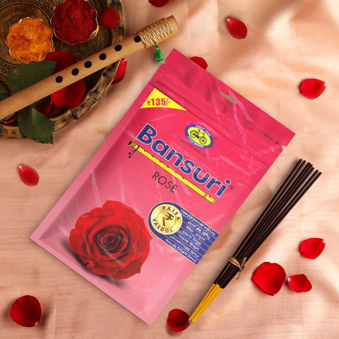 Bansuri Rose Agarbatti - 250gm