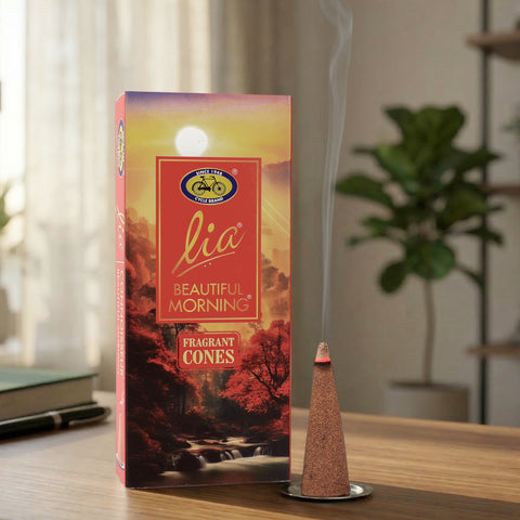 Beautiful Morning Pack of 3 Incense Cones - Lia Connoisseur Series