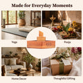 2-in-1 Steamer Boat Wooden Incense Holder & Ash Catcher | Agarbatti Stand & Incense Cone Holder | Heat Resistant, Easy to Clean | Ideal for Pooja, Meditation, Yoga, Home & Office Decor - thumbnail 3