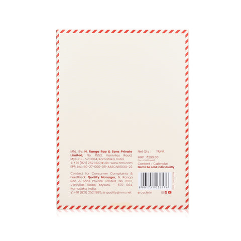 2026 Indian Festivals & Holidays Desk Calendar | Monthly Planner