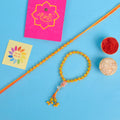 Beautifully handcrafted Bhaiya Bhabhi Rakhi Set. India’s Largest Pooja Accessories Brand – www.satvikworld.com
