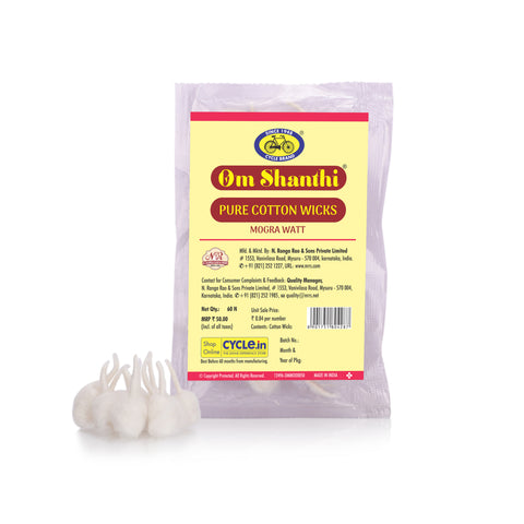 Mogra Watt (Pack of 4) | Ready-to-Light Pure Cotton Wicks