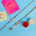 Couple Rakhi Bhaiya Bhabhi Rakhi Set India’s Largest Pooja Accessories Brand – www.satvikstore.in
