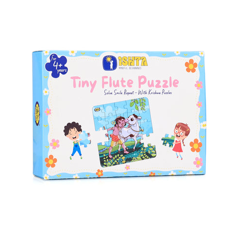 Kids Jigsaw Puzzle - Krishna with Cow | Fun, Focus & Devotion | Tiny Flute Puzzle