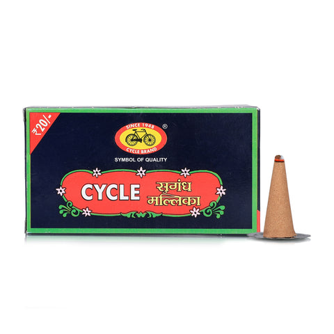 Sugandha Mallika Incense Cones | Pack of 3 (54 Cones)