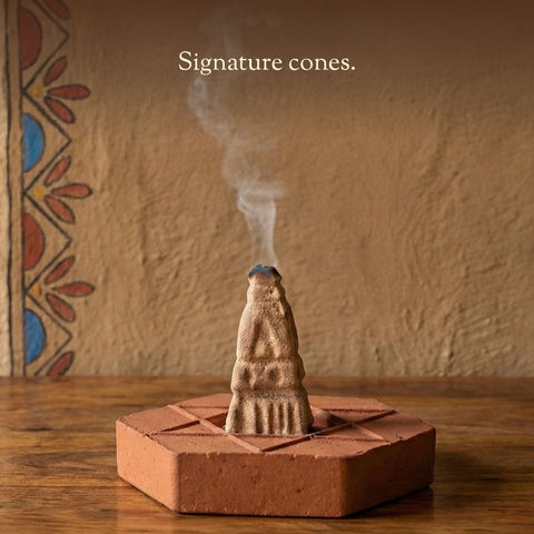 Cycle Heritage Celebration Collection – Signature Temple Incense Cones Inspired by 6 Indian Heritage Art Forms (72 Cones + Free Holder)