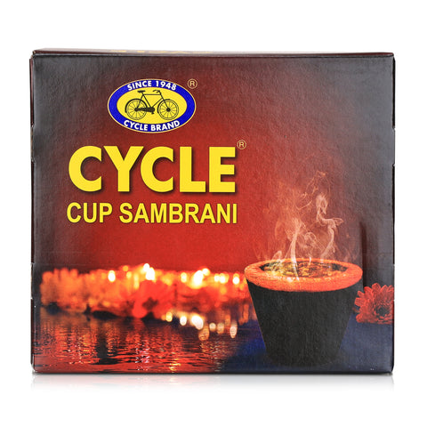 Cycle Cup Sambrani | Ready-to-Light | Pack of 10