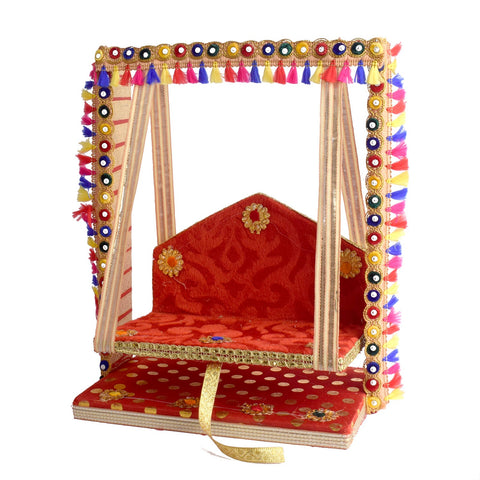 Vibrant Multicolor Laddu Gopal Jhula
