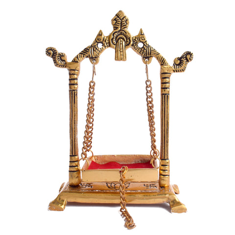 Elegant Metal Laddu Gopla Jhula For Janamshatmi