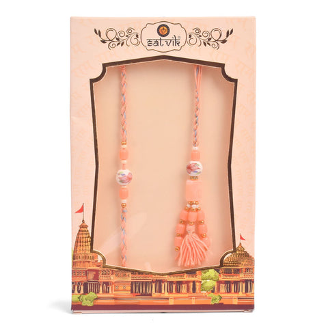 Charming Couple Rakhi Set