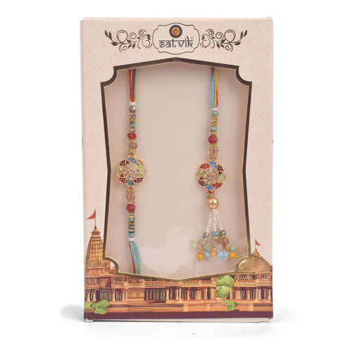 Celebrate Together: Couple Rakhi Bhaiya Bhabhi Rakhi Set