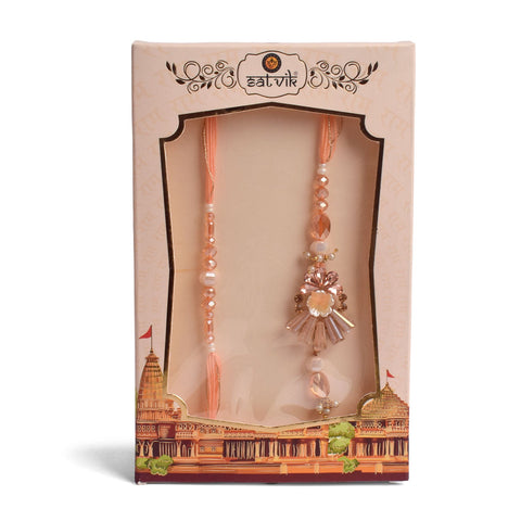 Elegant Matching Rakhi Set for Couples