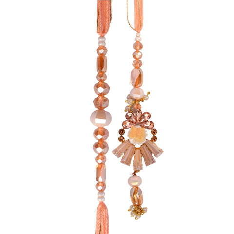 Elegant Matching Rakhi Set for Couples