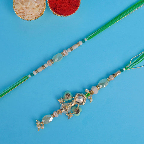 Bond of Love: Matching Couple Rakhi Pair