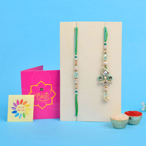Bond of Love: Matching Couple Rakhi Pair