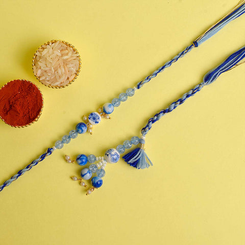 Eternal Bond Rakhi for Couples: Bhaiya Bhabhi Rakhi Set