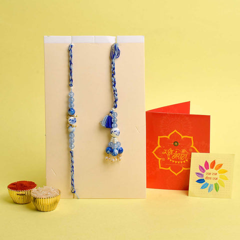 Eternal Bond Rakhi for Couples: Bhaiya Bhabhi Rakhi Set
