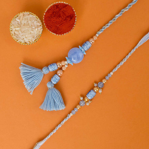 Rakhi for Husband & Wife: Bhaiya Bhabhi Rakhi Set