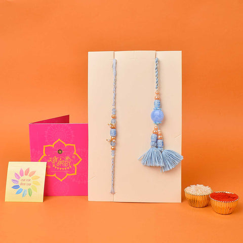 Rakhi for Husband & Wife: Bhaiya Bhabhi Rakhi Set