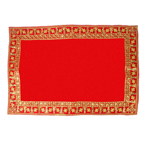 Designer Border Aasan 16x24 Inch (Big) – Pack of 4