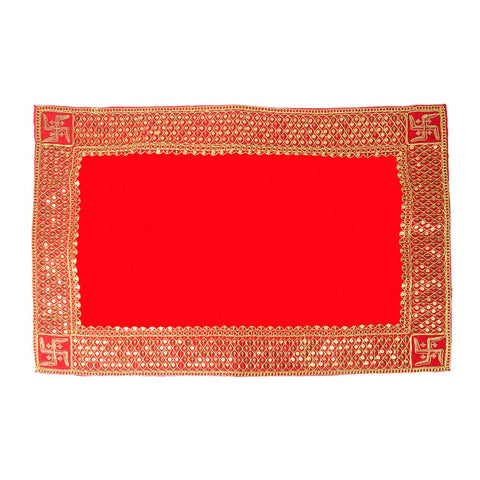Swastik Design Aasan 16x24 Inch (Big) – Pack of 4