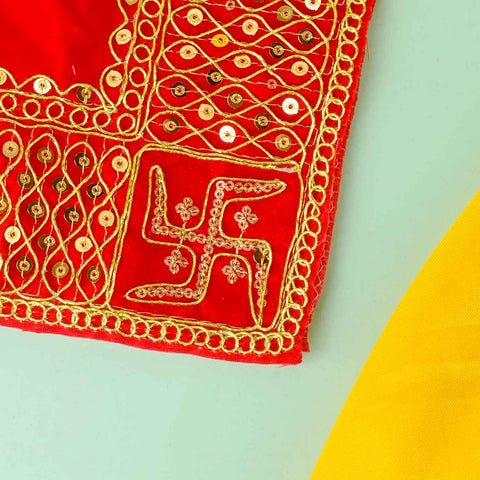 Swastik Design Aasan 16x24 Inch (Big) – Pack of 4