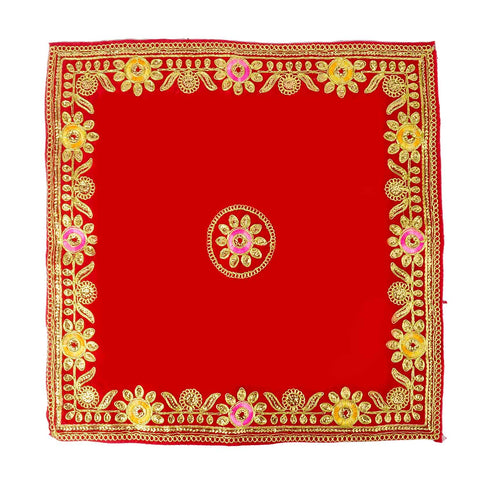 Flower Designer Aasan 16x16 Inch (Small) – Pack of 4