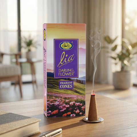 Darling Flower Pack of 3 Incense Cones - Lia Connoisseur Series