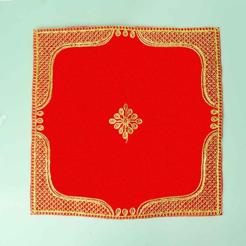 Designer Border Velvet Aasan | India’s Largest Pooja Accessories Brand - www.satvikstore.in