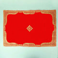 Designer Border Velvet Aasan | India’s Largest Pooja Accessories Brand - www.satvikstore.in