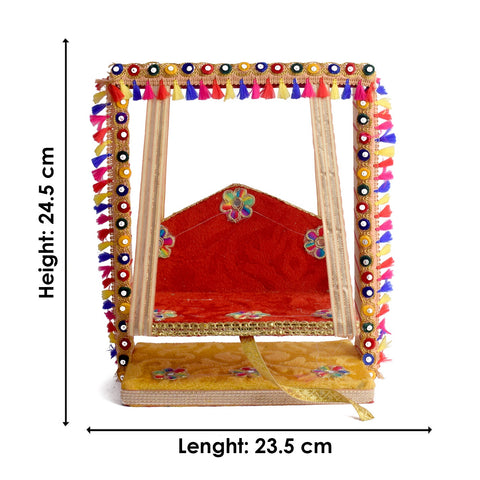 Vibrant Multicolor Laddu Gopal Jhula
