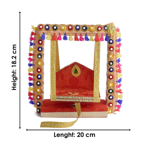 Vibrant Multicolor Laddu Gopal Jhula