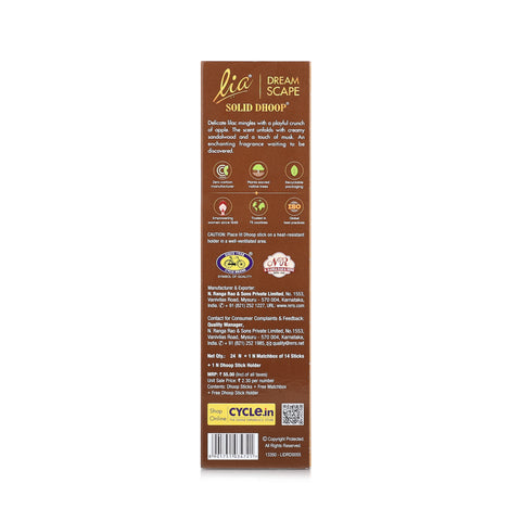 Dream Scape Bambooless Solid Dhoop