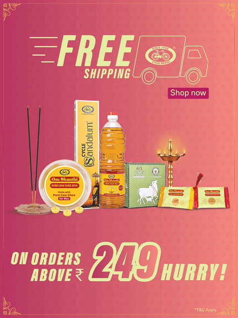 Free Shipping On order upto 249 | Cycle Agarbatti