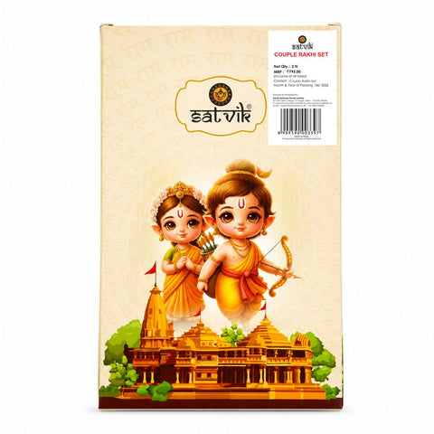 Charming Couple Rakhi Set