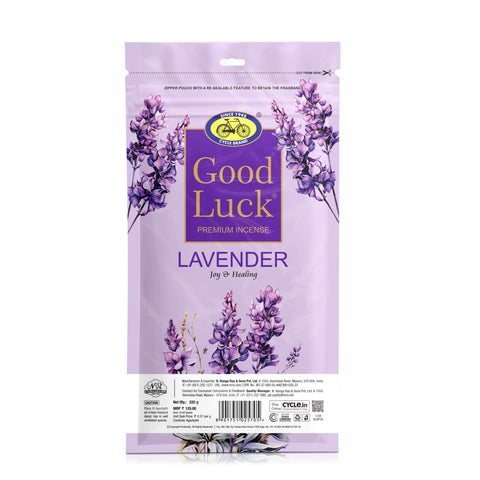 Good Luck Lavender – Calming Premium Incense Sticks for Relaxation