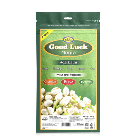 Good Luck Mogra – Floral Incense Sticks for Daily Calm