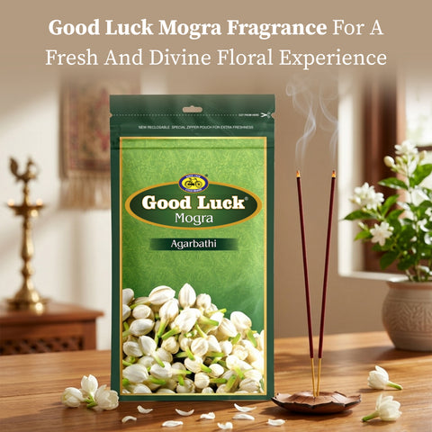 Good Luck Mogra – Floral Incense Sticks for Daily Calm