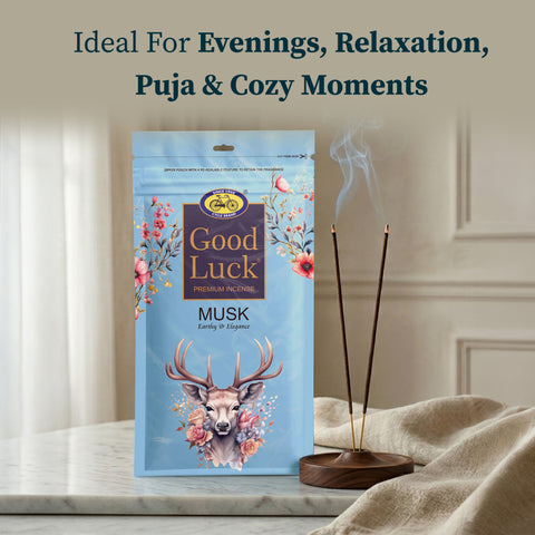 Good Luck Musk – Warm & Earthy Premium Incense Sticks