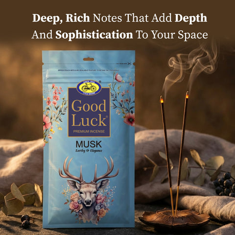 Good Luck Musk – Warm & Earthy Premium Incense Sticks