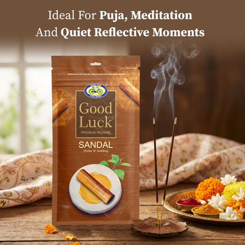 Good Luck Sandal – Sacred Sandalwood Premium Incense for Daily Use