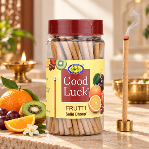 Frutti Solid Dhoop Sticks Jar – Nature Gift Fragrance | Free Holder