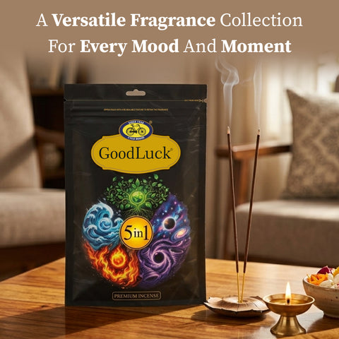 Good Luck 5 in 1 – Premium Incense Sticks Variety Pack