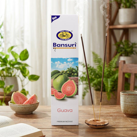 Bansuri Guava Agarbathi | Fruity Incense for Fresh Ambience