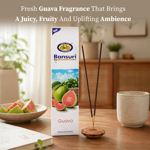 Bansuri Guava Agarbathi | Fruity Incense for Fresh Ambience