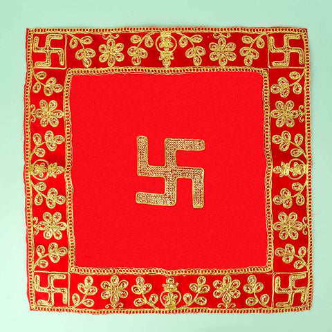 Heavy Design Velvet Aasan | India’s Largest Pooja Accessories Brand - www.satvikstore.in