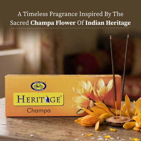 Heritage Champa Agarbathi – Exotic Floral Warmth for Serene Spaces