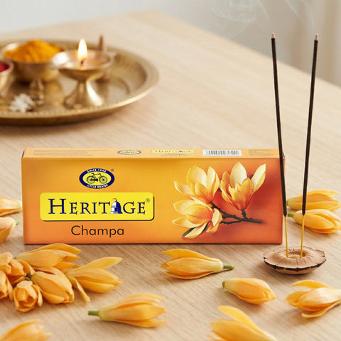 Heritage Champa Agarbathi – Exotic Floral Warmth for Serene Spaces