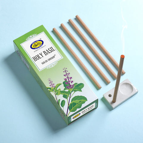 Holy Basil (Tulsi) Bambooless Solid Dhoop
