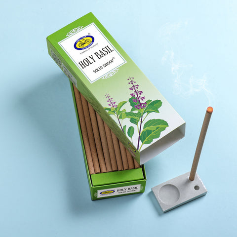 Holy Basil (Tulsi) Bambooless Solid Dhoop